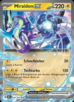 Miraidon-ex card in German