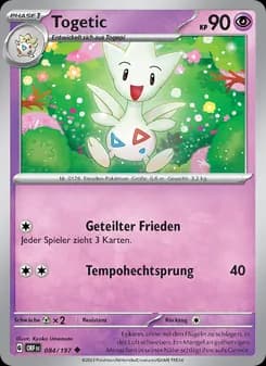 Togetic card in German