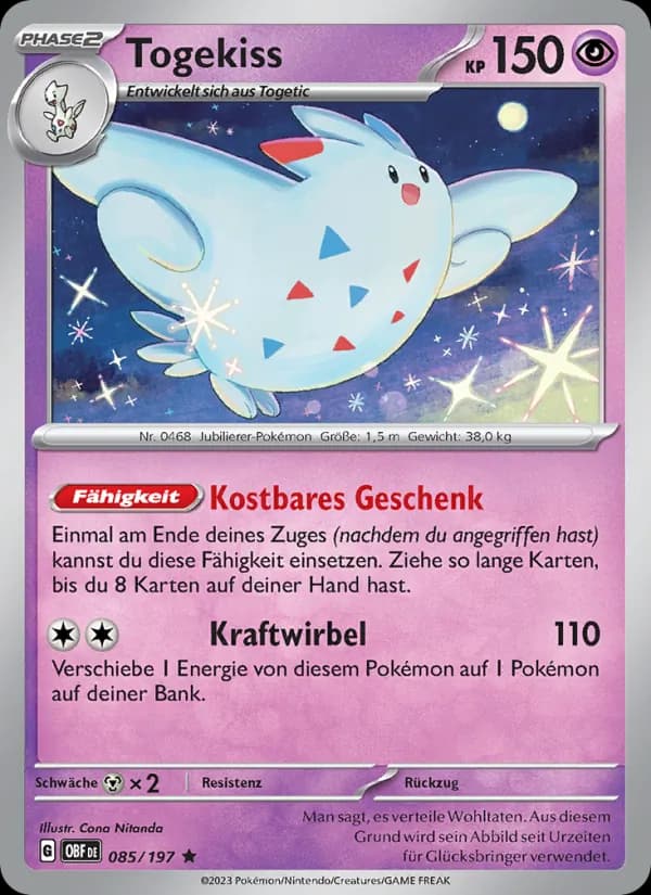Togekiss card in German