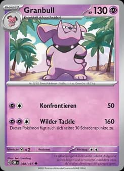 Granbull card in German