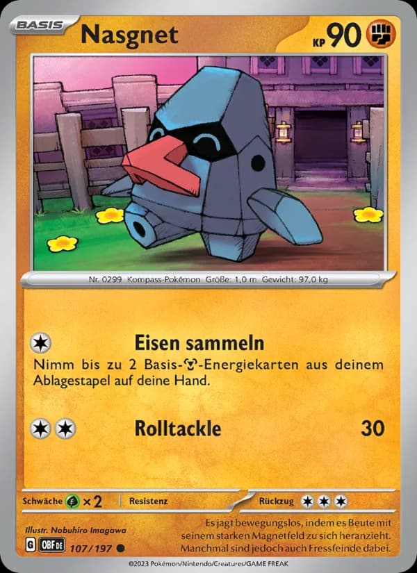 Nasgnet card in German
