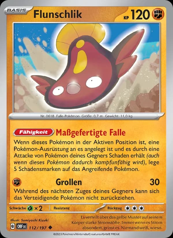Flunschlik card in German