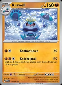 Krawell card in German