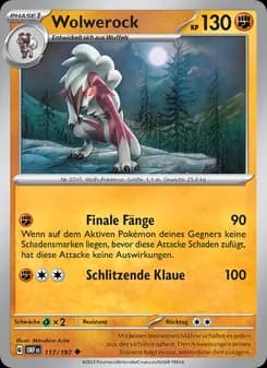 Wolwerock card in German