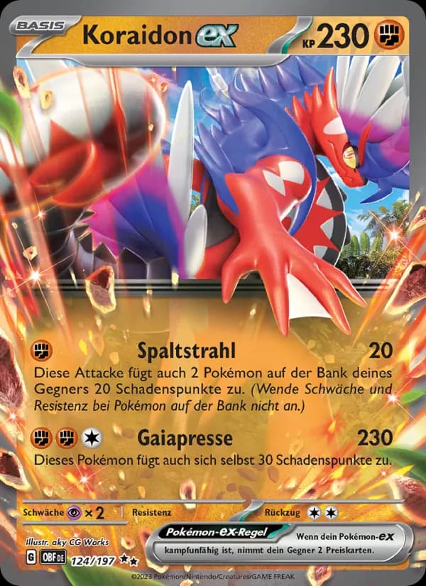 Koraidon-ex card in German