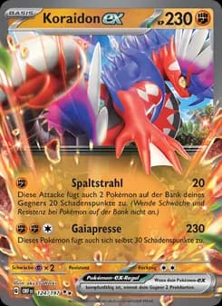 Koraidon-ex card in German