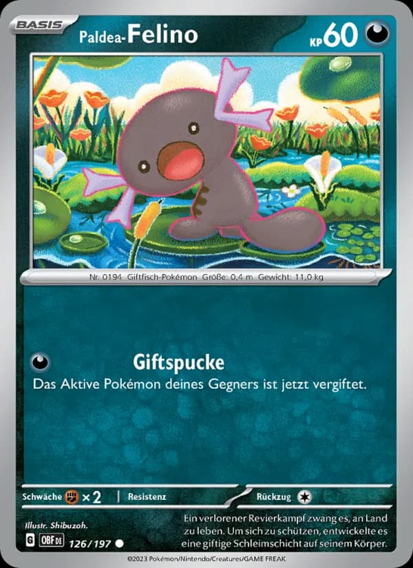 Paldea-Felino card in German