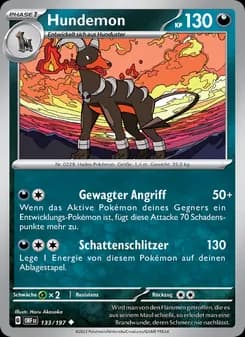 Hundemon card in German