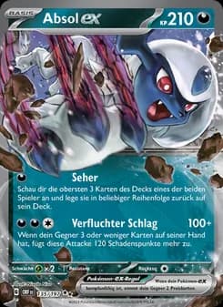 Absol-ex card in German