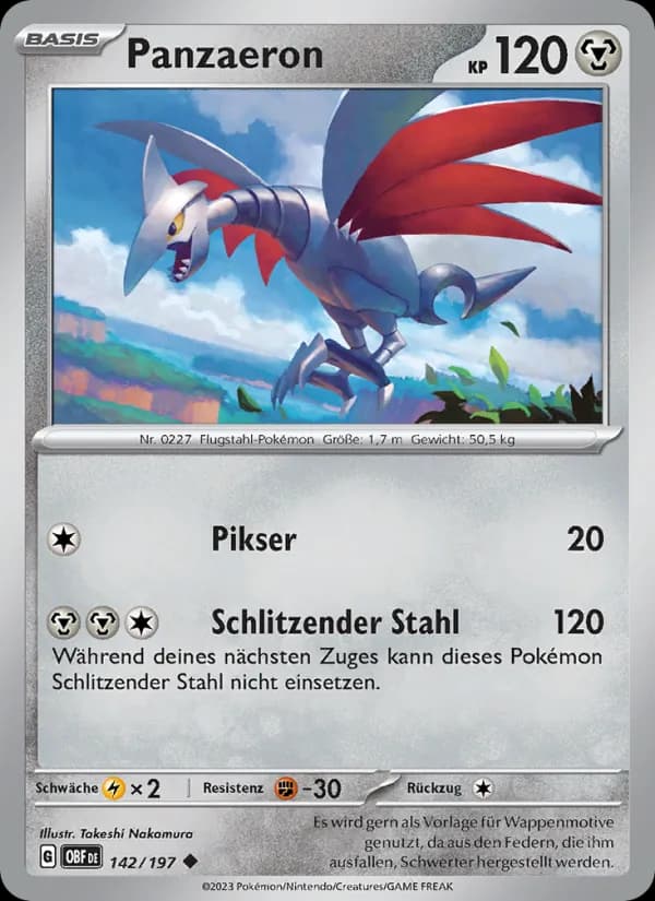 Panzaeron card in German