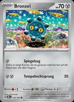 Bronzel card in German
