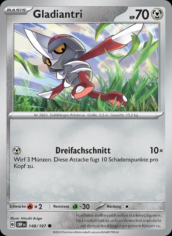 Gladiantri card in German