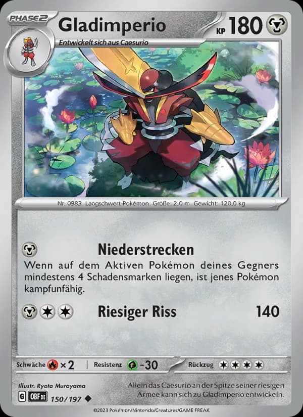 Gladimperio card in German