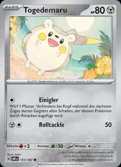 Togedemaru card in German
