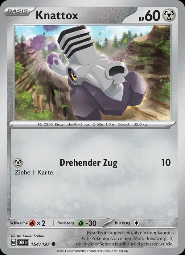 Knattox card in German
