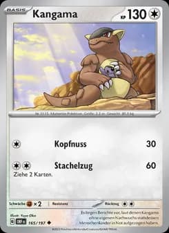 Kangama card in German
