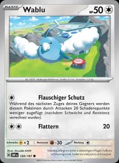 Wablu card in German