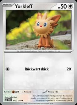 Yorkleff card in German
