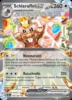 Schlaraffel-ex card in German