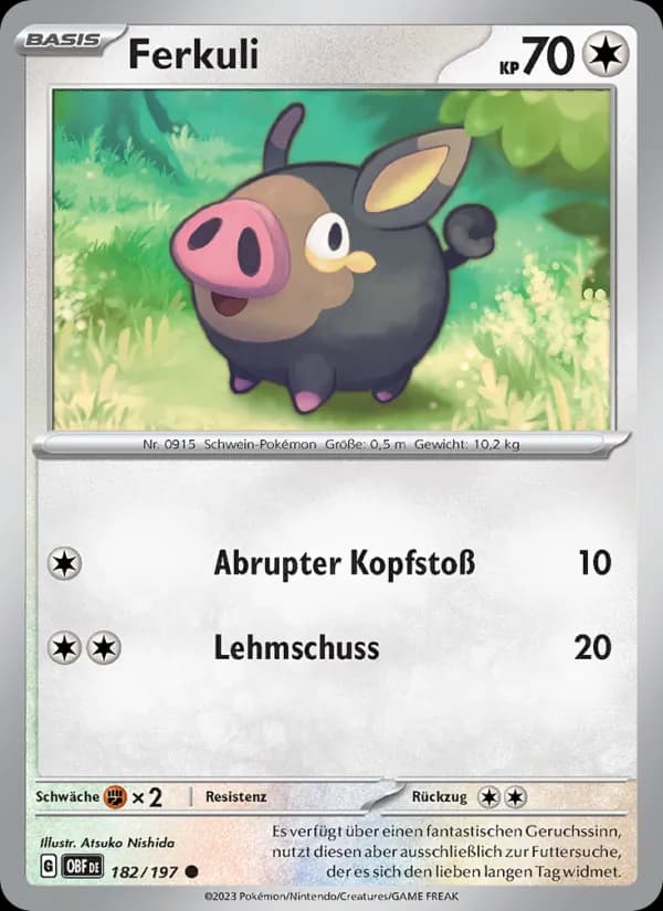 Ferkuli card in German