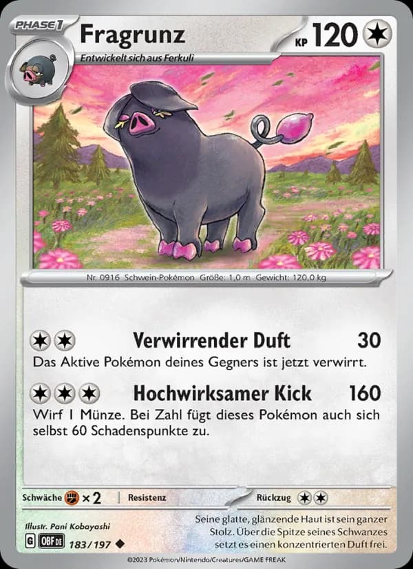 Fragrunz card in German