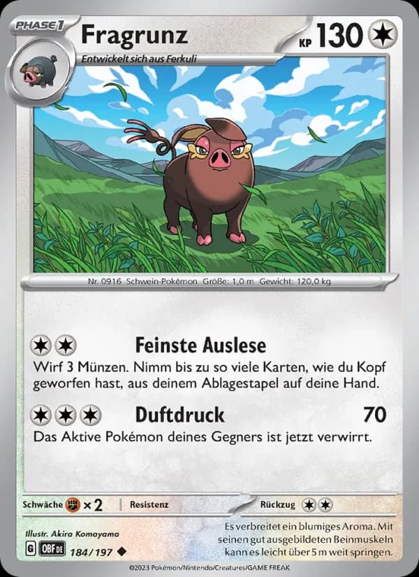 Fragrunz card in German