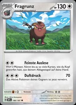 Fragrunz card in German