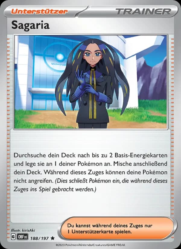Sagaria card in German