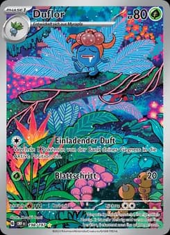 Duflor card in German