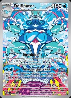 Delfinator card in German