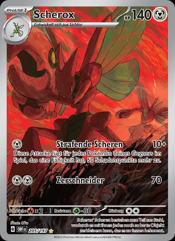 Scherox card in German