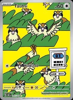 Taubsi card in German