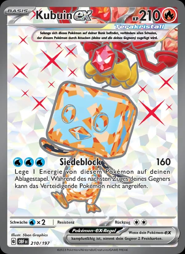 Kubuin-ex card in German