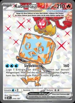 Kubuin-ex card in German
