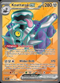 Knattatox-ex card in German