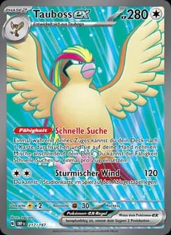 Tauboss-ex card in German
