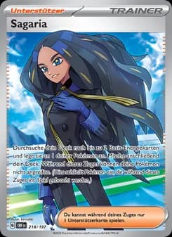 Sagaria card in German