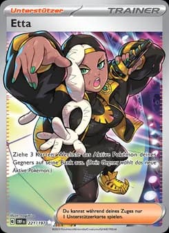 Etta card in German