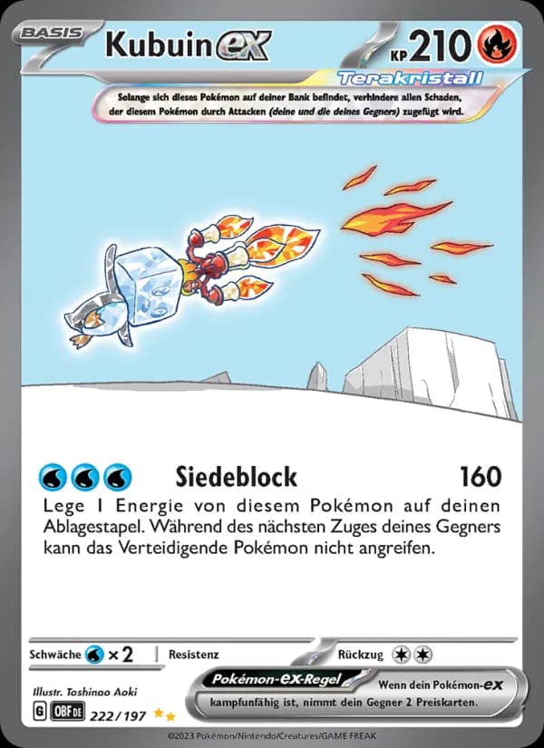 Kubuin-ex card in German