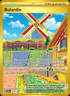 Bolardin card in German