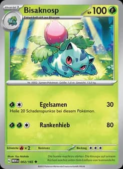 Bisaknosp card in German