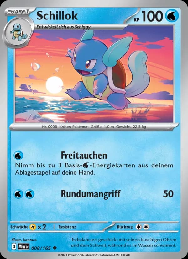 Schillok card in German
