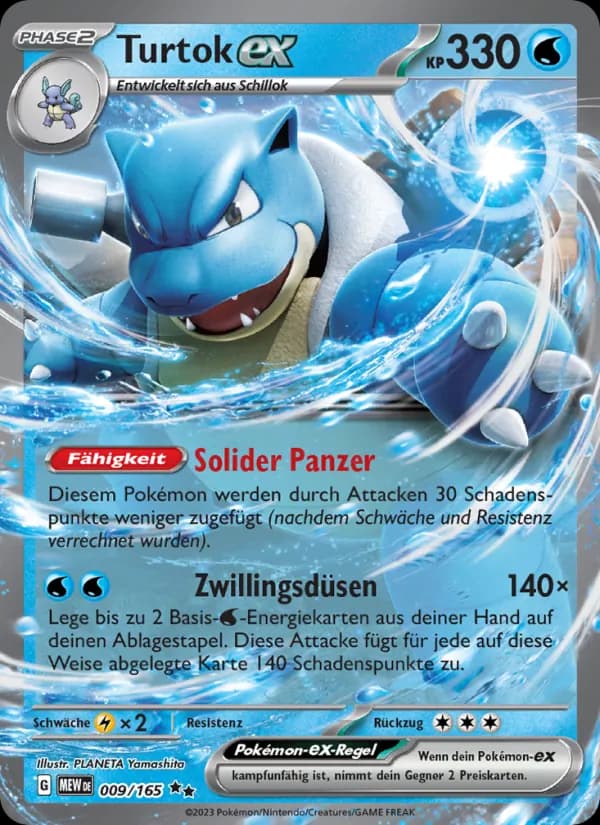 Turtok-ex card in German