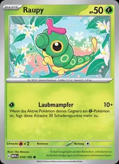 Raupy card in German