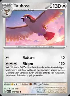 Tauboss card in German