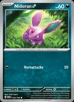Nidoran♂ card in German
