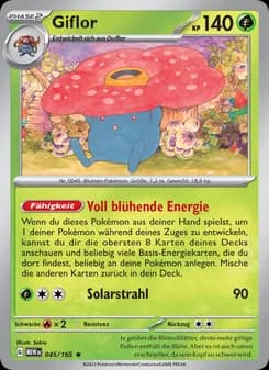 Giflor card in German