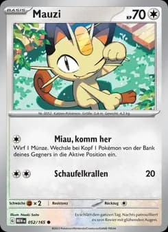 Mauzi card in German