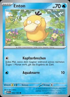 Enton card in German