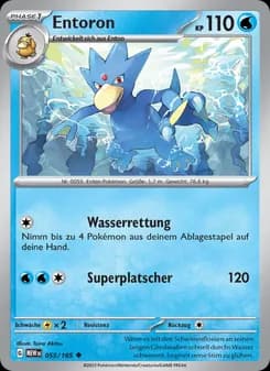 Entoron card in German